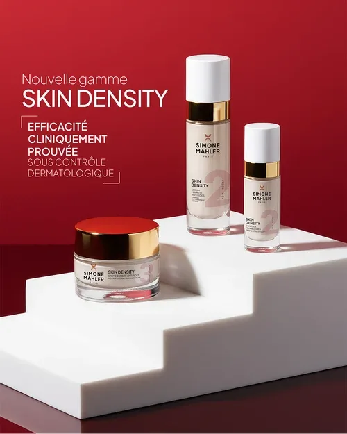 Gamme Skin Density Simone Mahler : crème, sérum et contour des yeux