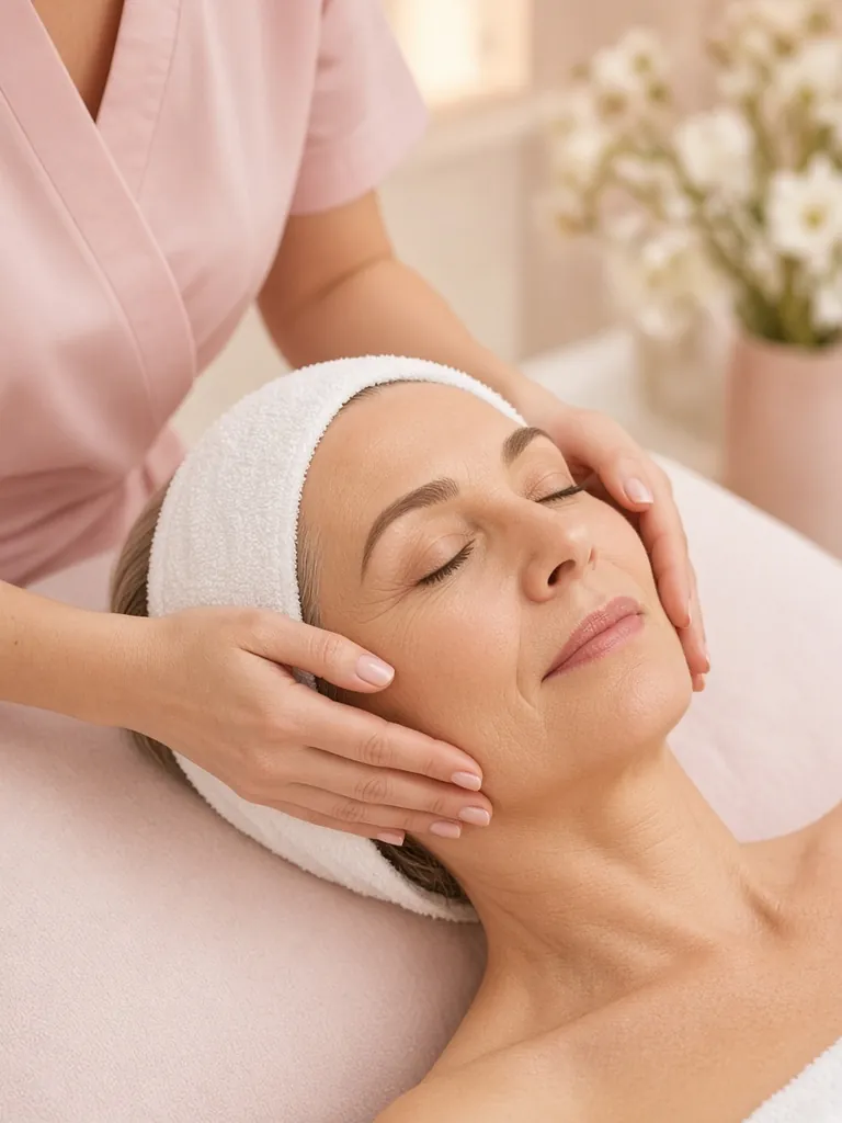 Soin anti-rides lift ciblé à Mercier : massage liftant du visage